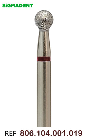 FREZE DE DIAMANT Ront 33 mm  roșu