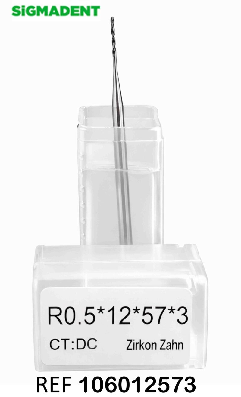 FREZE CAD CAM ZIRKON ZAHN 1 R0.5
